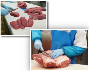 ポーション品、スライス製品、加工品